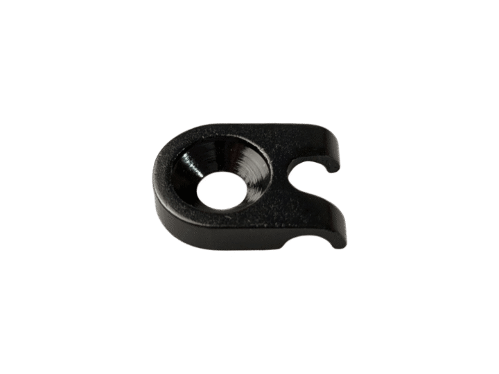 Cable holder - aluminum black